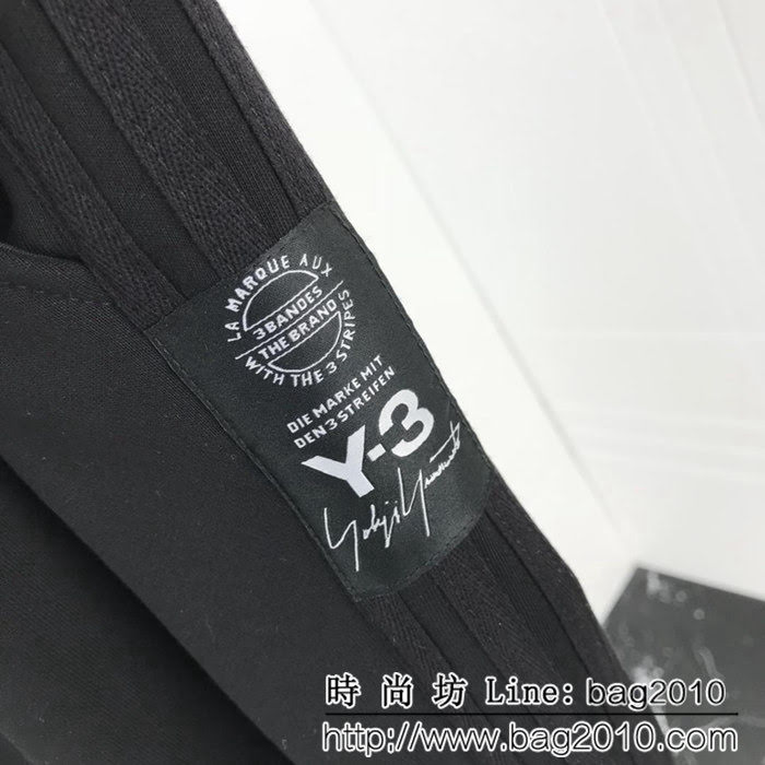Y-3山本耀司 18SS秋冬新款 品牌logo印花 豎條休閒衛褲 ydi1185